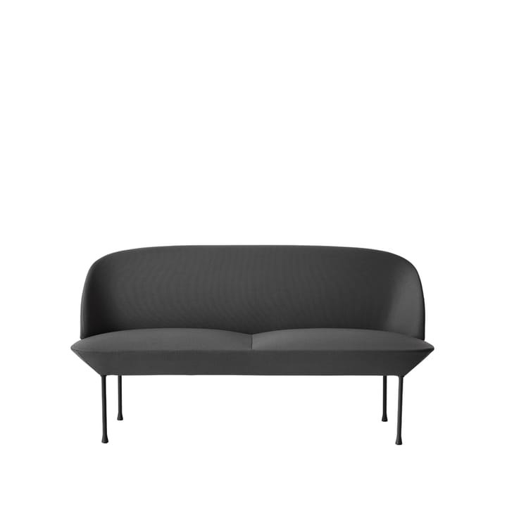 Oslo sofa 2-pers. - Steelcut 180, Dark grey - Muuto