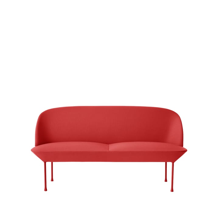 Oslo sofa 2-pers. - Steelcut 660, Dark red - Muuto