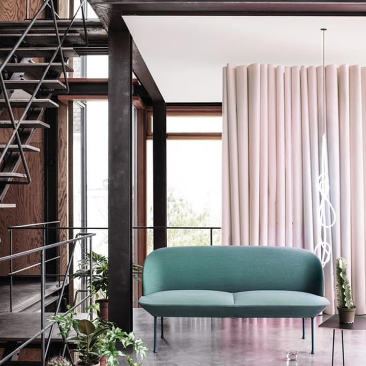 Oslo sofa 3-pers., Steelcut 180, Dark grey Muuto