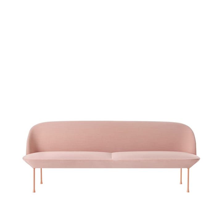 Oslo sofa 3-pers. - Steelcut Trio 515, Rose - Muuto