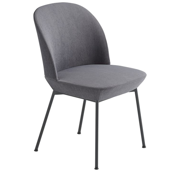 Oslo spisebordsstol sorte ben - still 160 - Muuto