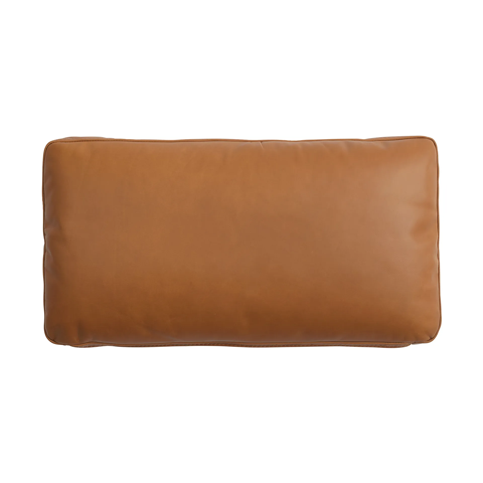 Outline soft pude, Refine Leather Cognac, 55x30 cm Muuto