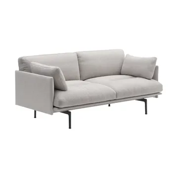Outline Soft sofa - Clay 12-sorte ben, 2-pers. - Muuto