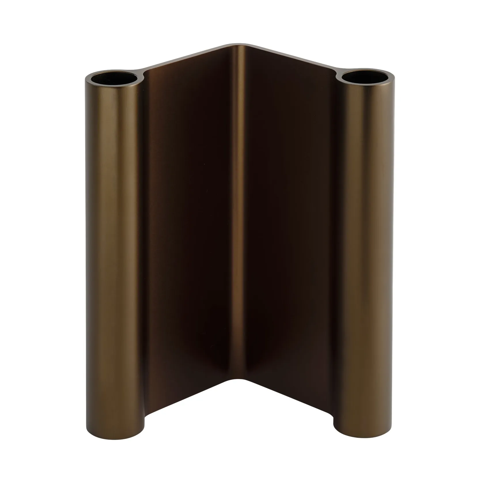 Pair lysestage 18 cm, Brown Muuto