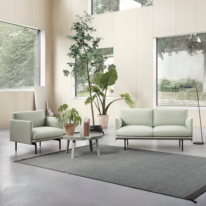 Ply uldtæppe 170x240 cm, mørkegrå Muuto