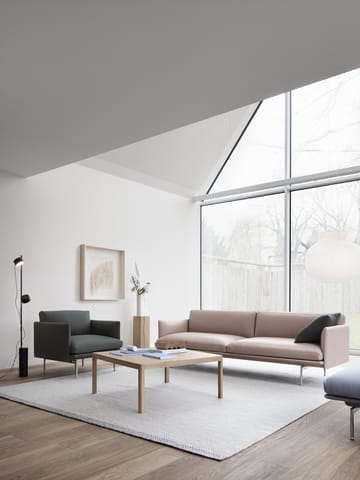 Ply uldtæppe 270 x 360 cm - Grey - Muuto