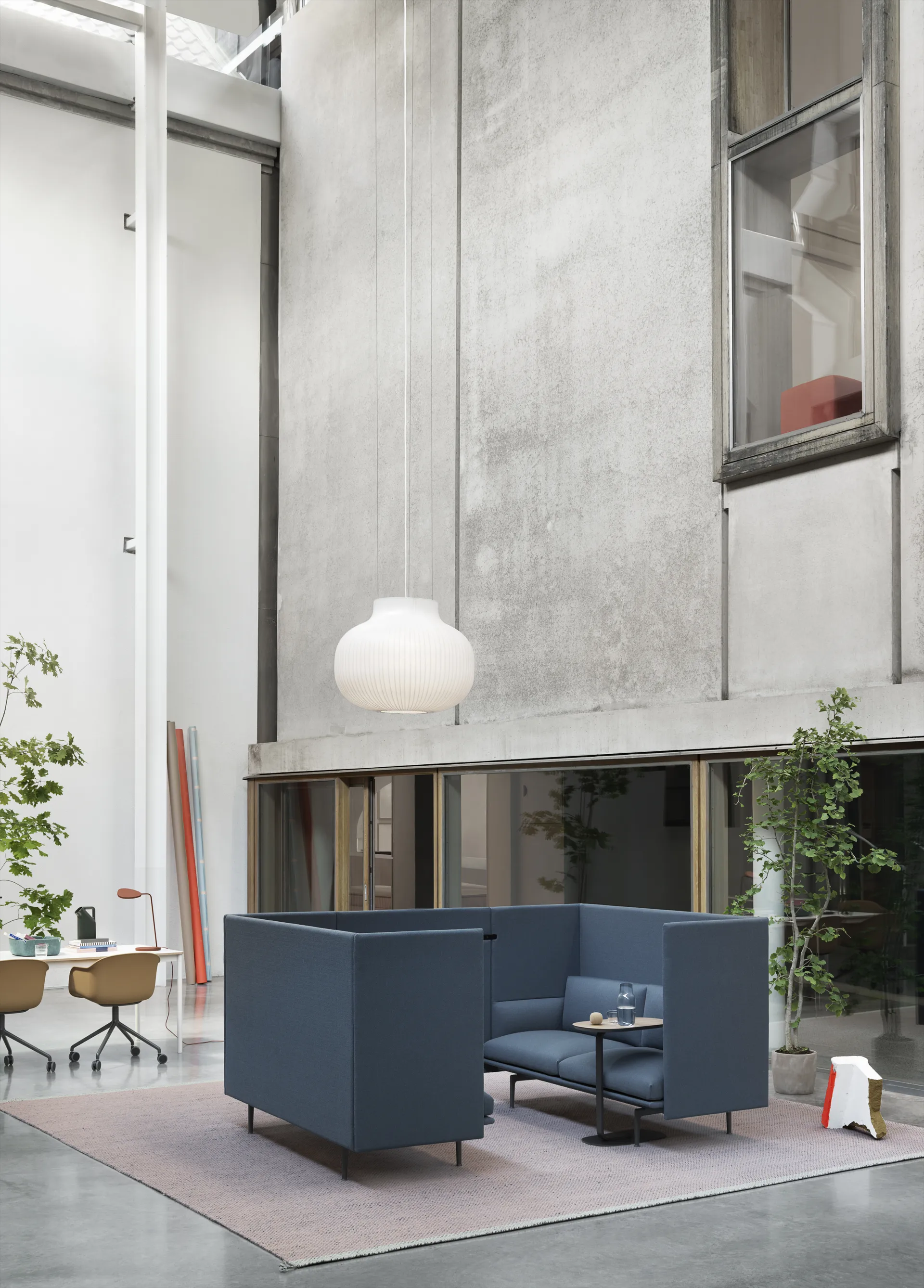 Ply uldtæppe 270 x 360 cm, Light Rose Muuto