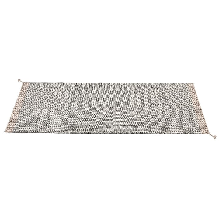 Ply uldtæppe 80x200 cm - Black/White - Muuto