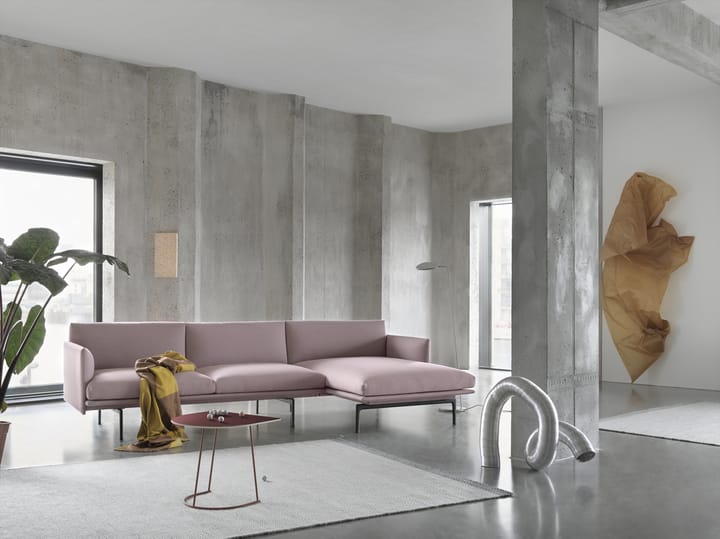 Ply uldtæppe 80x200 cm, Grey Muuto