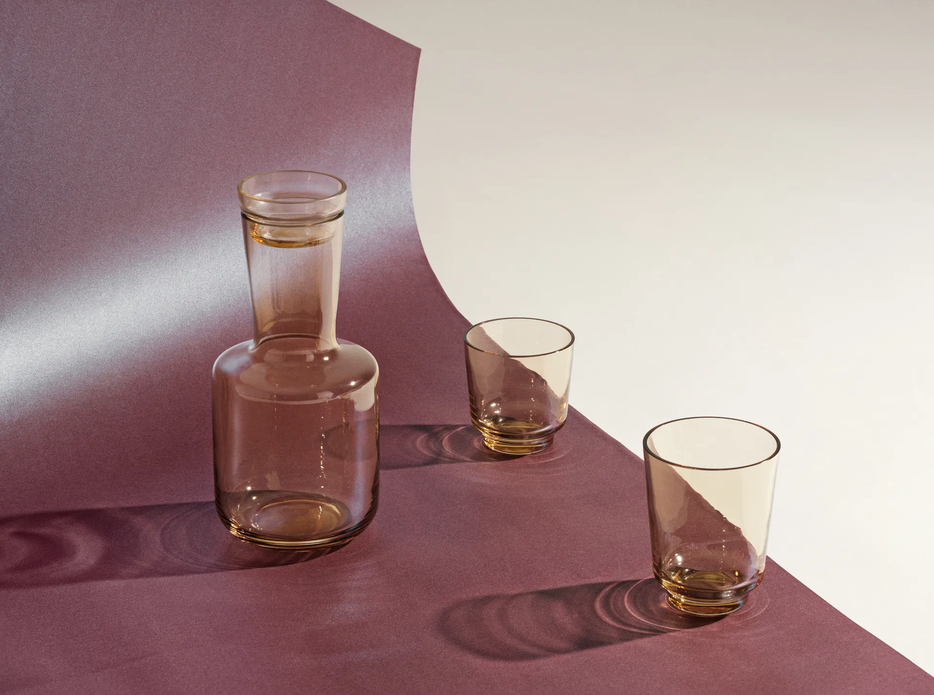 Raise glas 20 cl 2-pak, Ochre Muuto