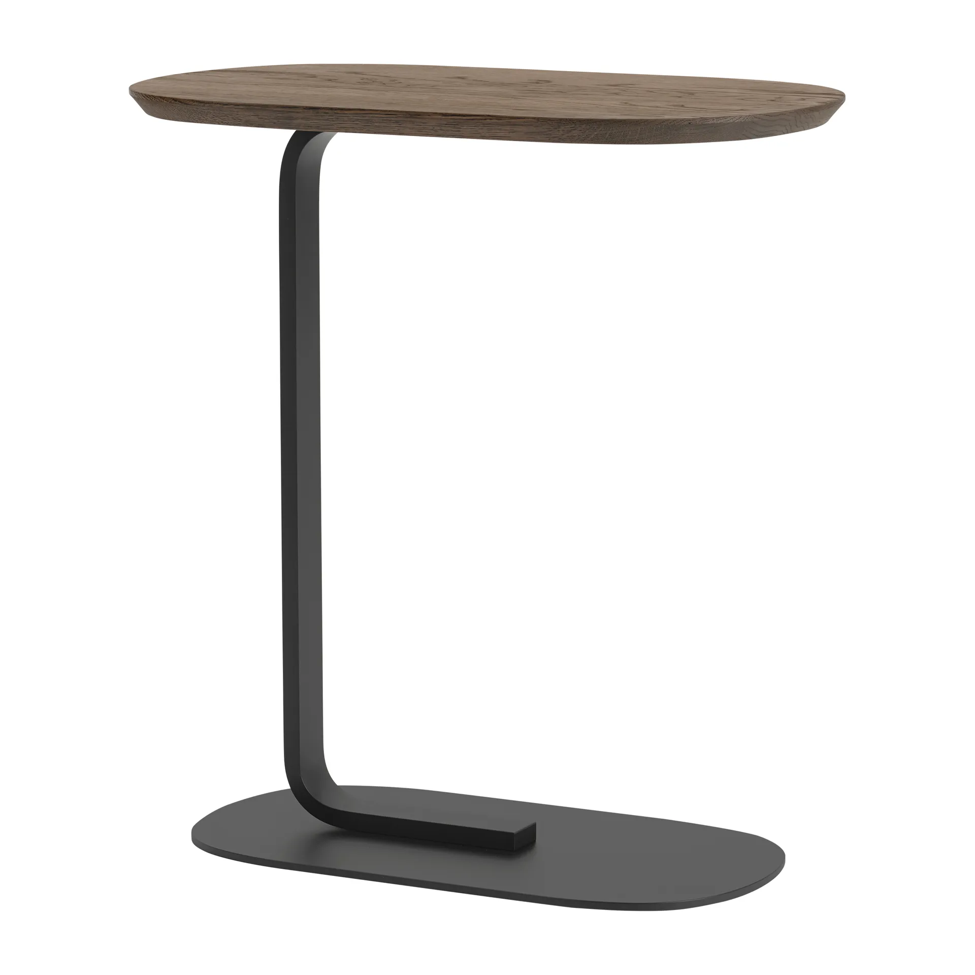 Relate sidebord 60,5 cm, Røget eg/Sort Muuto