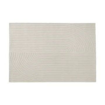 Relevo Rug Quattro uldtæppe - Off white, 170x240 cm - Muuto
