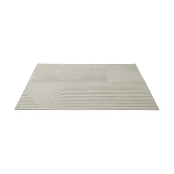 Relevo Rug Quattro uldtæppe - Off white, 200x300 cm - Muuto