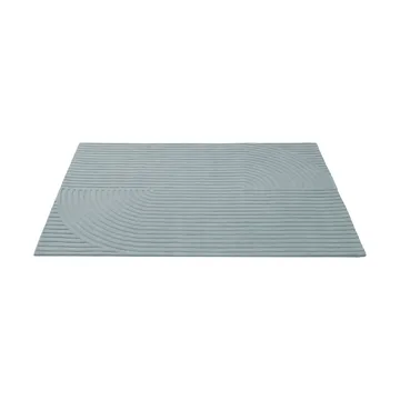 Relevo Rug Quattro uldtæppe - Sage green, 170x240 cm - Muuto