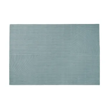 Relevo Rug Quattro uldtæppe - Sage green, 200x300 cm - Muuto