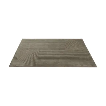 Relevo Rug Quattro uldtæppe - Taupe, 200x300 cm - Muuto
