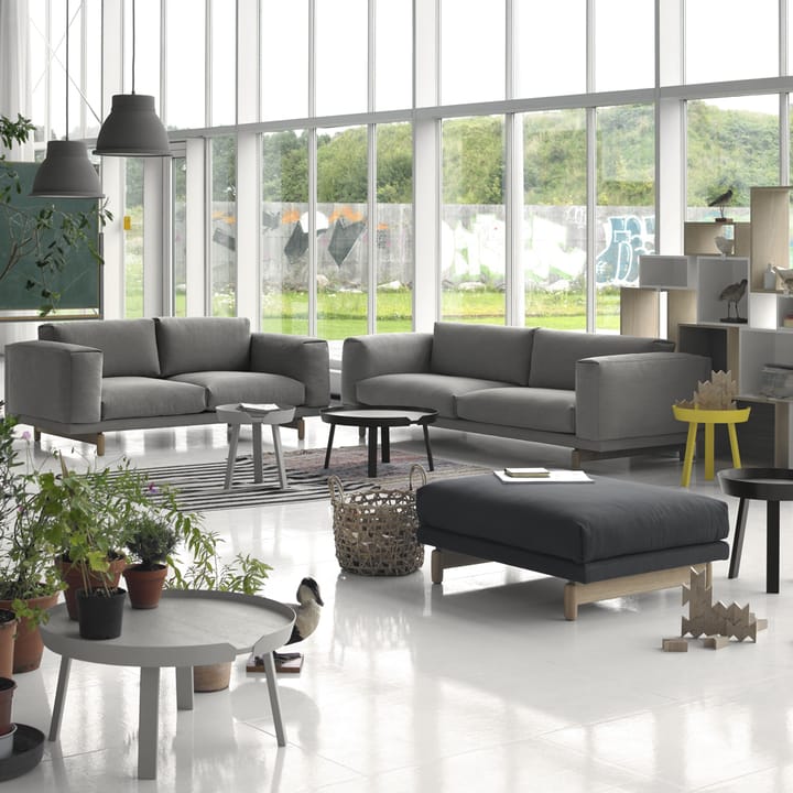 Rest sofa, 2-pers. Remix 163 grey/ben i eg Muuto