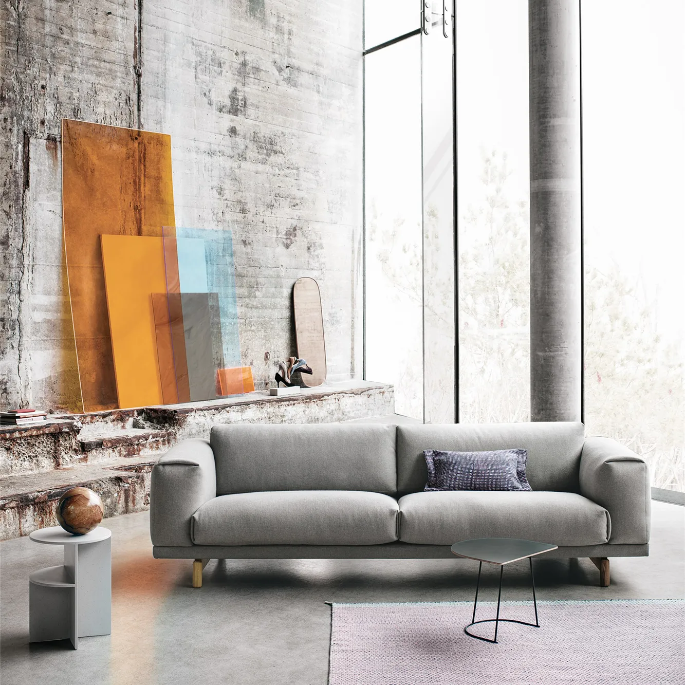 Rest sofa 3-pers., Hallingdal 123 Muuto
