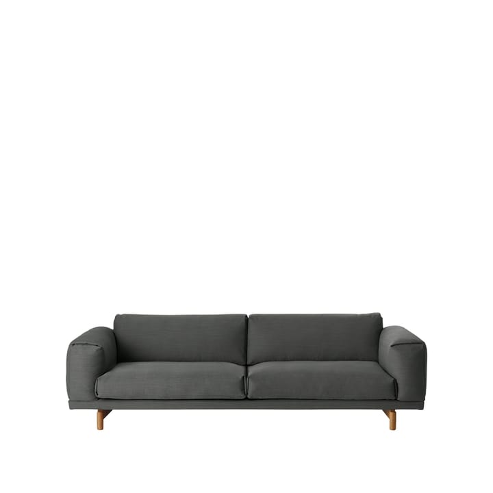 Rest sofa - 3-pers. Remix 163 grey, ben i eg - Muuto