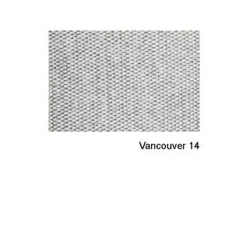 Rest sofa - 3-pers. stof Vancouver 14 light grey, ben i eg - Muuto