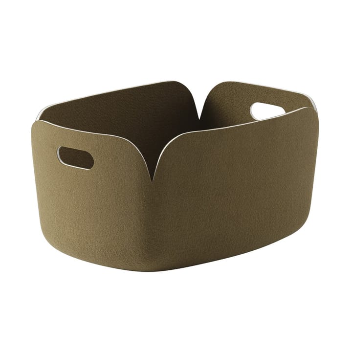 Restore opbevaringskurv - Brown Green - Muuto