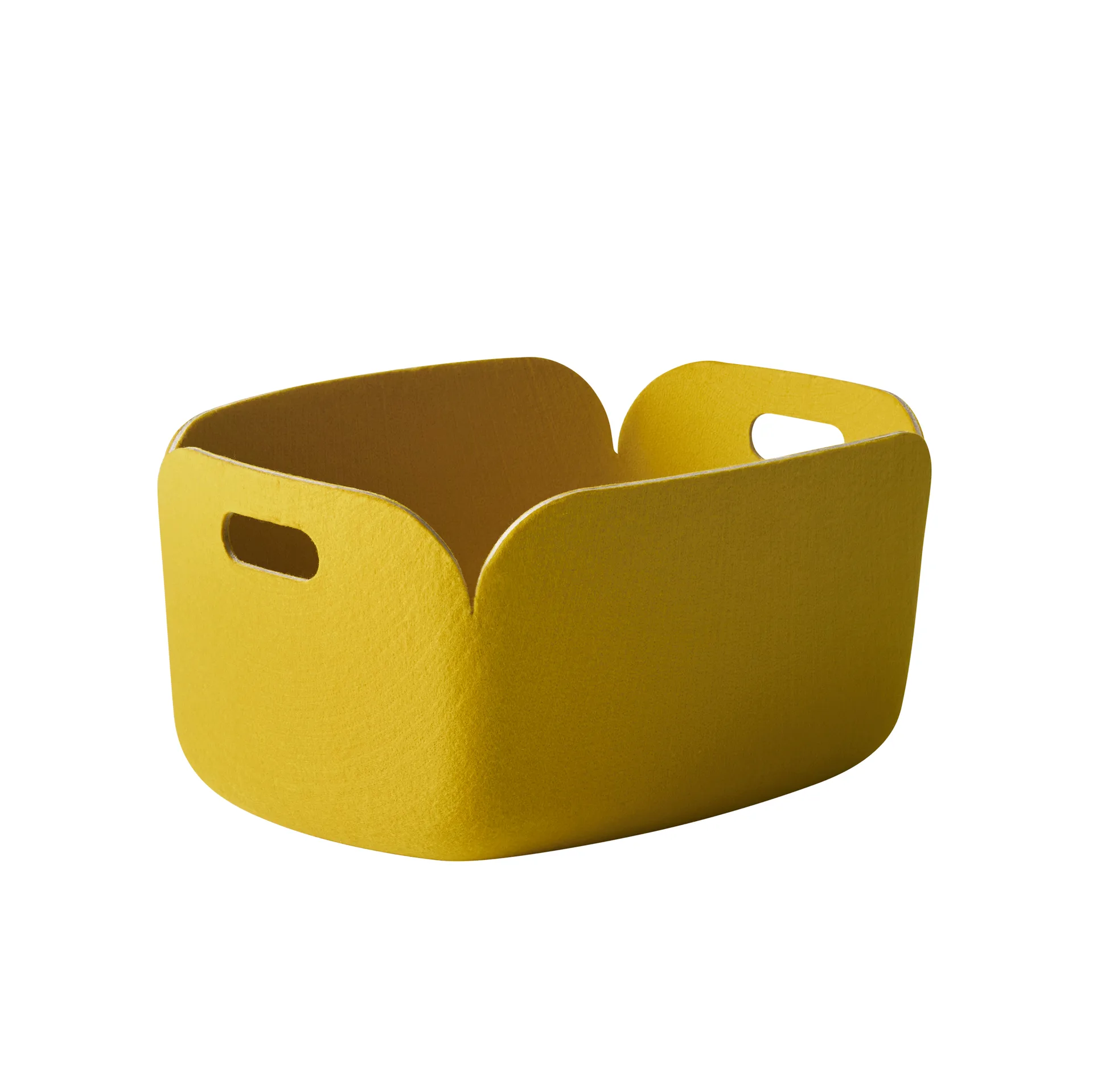 Restore opbevaringskurv, gul Muuto