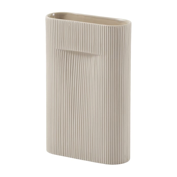 Ridge vase 35 cm - Beige - Muuto