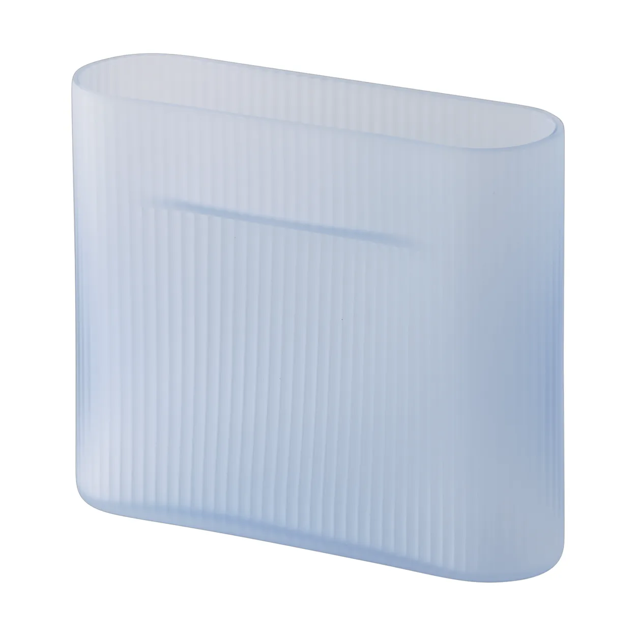 Muuto Ridge vase matteret glas 16,5 cm Light blue