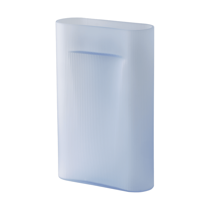 Ridge vase matteret glas 48,5 cm - Light blue - Muuto