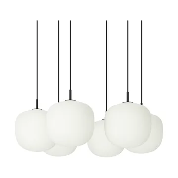 Rime Pendant Cluster 6 pendellampe - Sort, Ø25 cm - Muuto