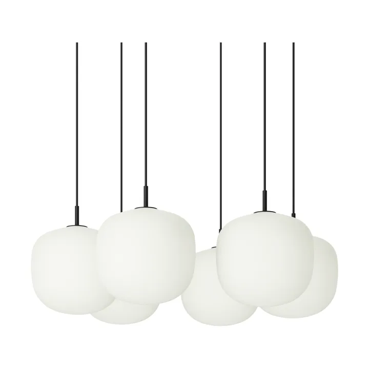 Rime Pendant Cluster 6 pendellampe - Sort, Ø25 cm - Muuto