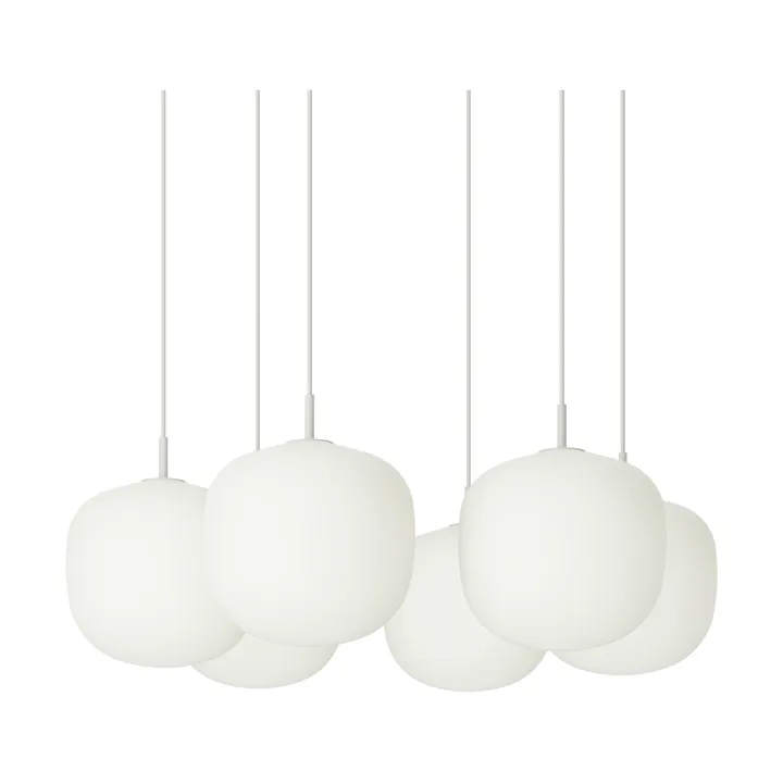 Rime Pendant Cluster 6 pendellampe - White, Ø25 cm - Muuto
