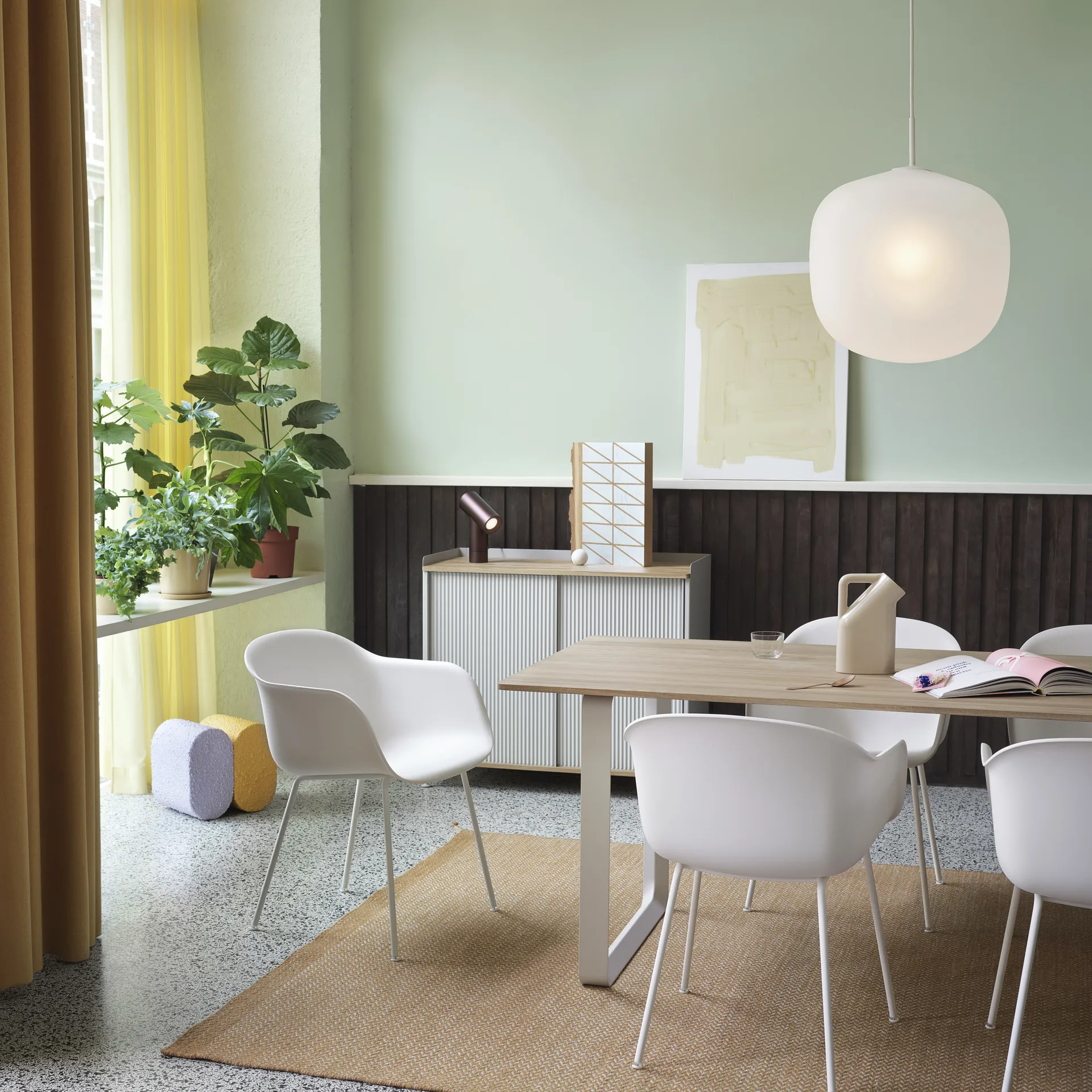 Rime pendel Ø45 cm, Hvid Muuto