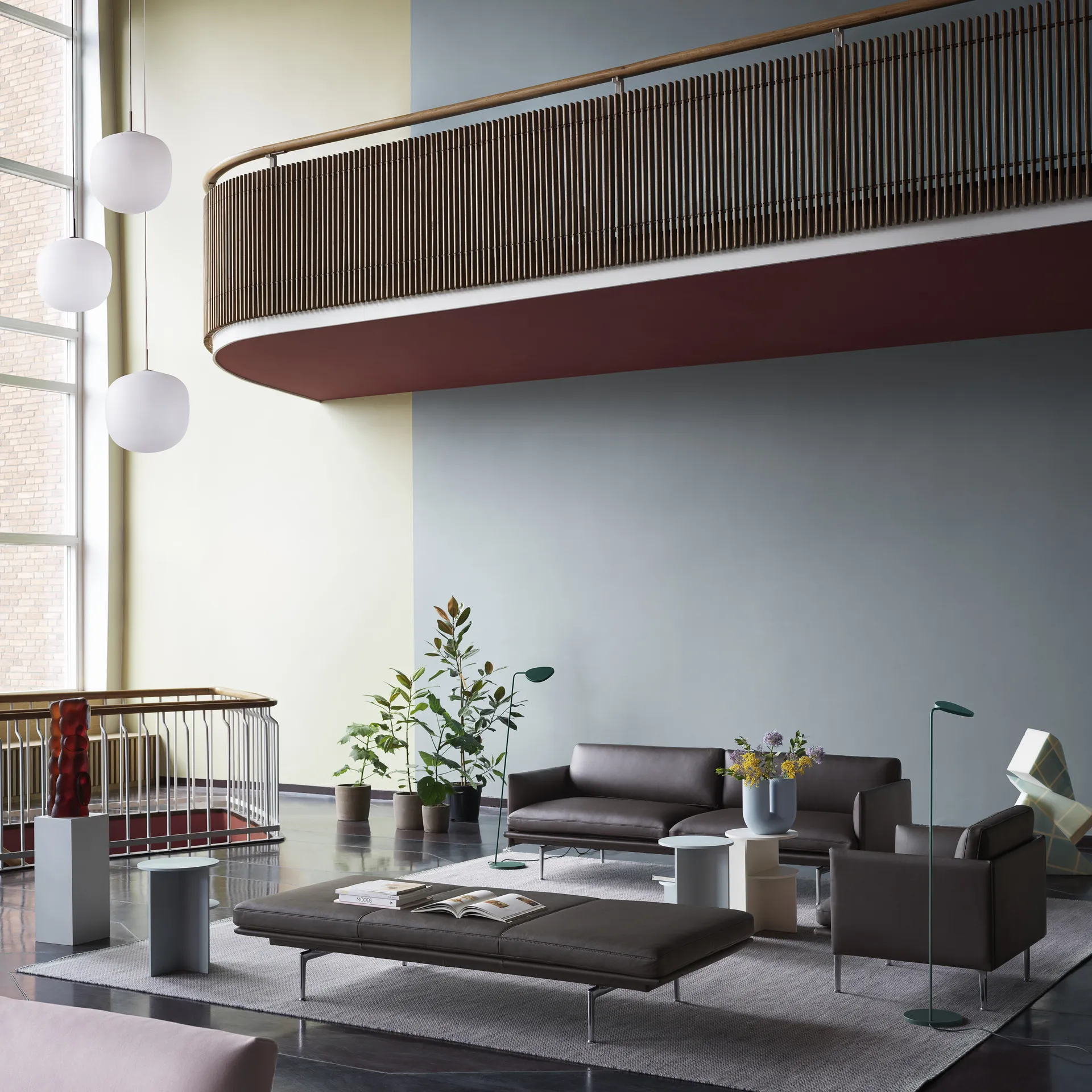 Rime pendel Ø45 cm, Sort Muuto