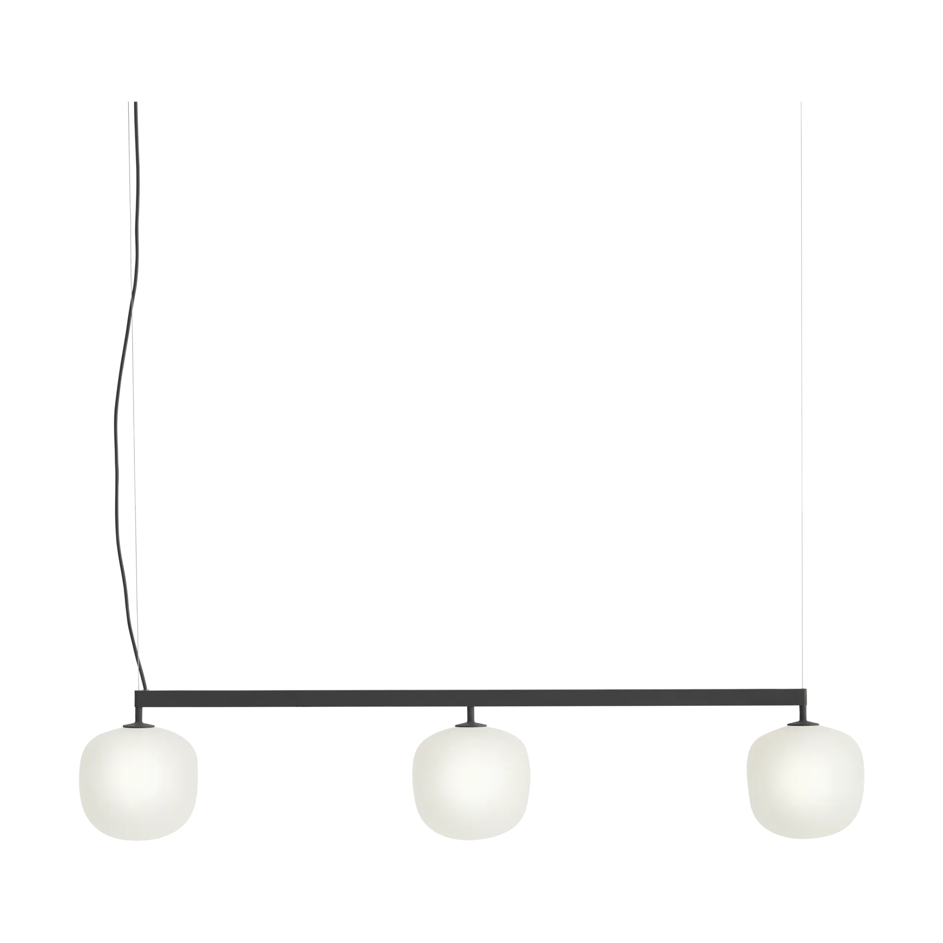 Rime Rail Lamp pendel, Black Muuto