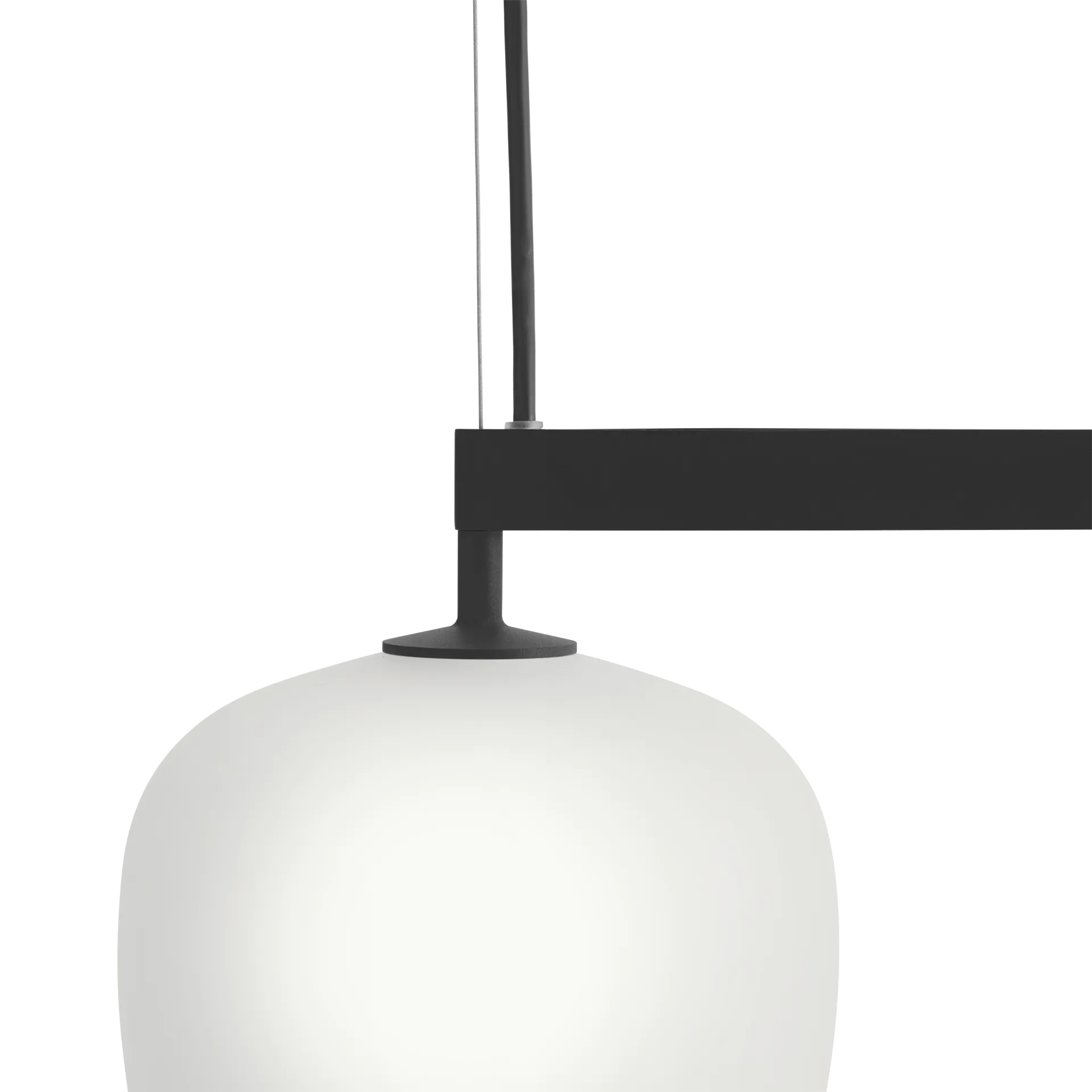 Rime Rail Lamp pendel, Black Muuto