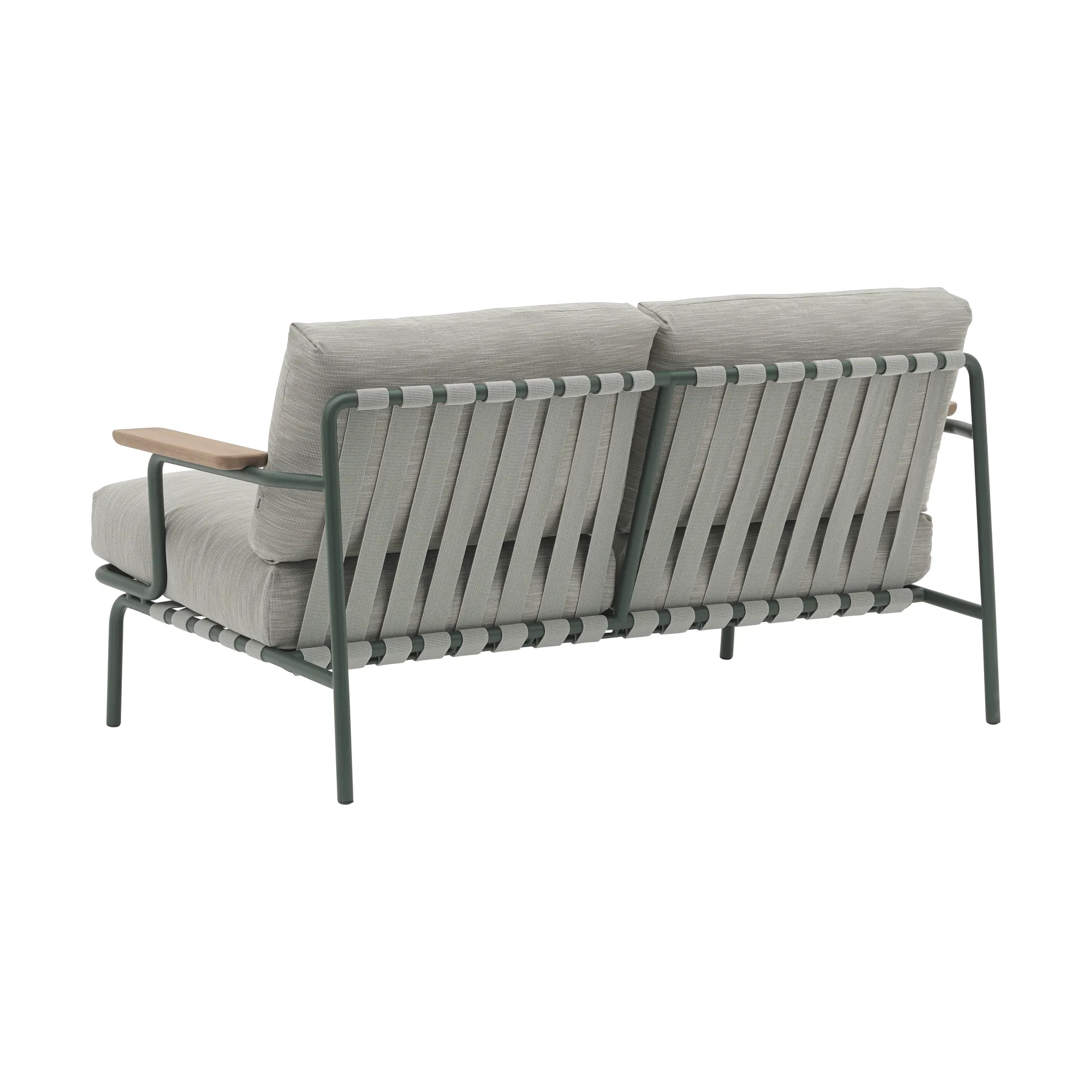 Settle 2-personers sofa, Ribbed Weave 2 Dark green Muuto