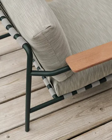 Settle 2-personers sofa - Ribbed Weave 2 Dark green - Muuto