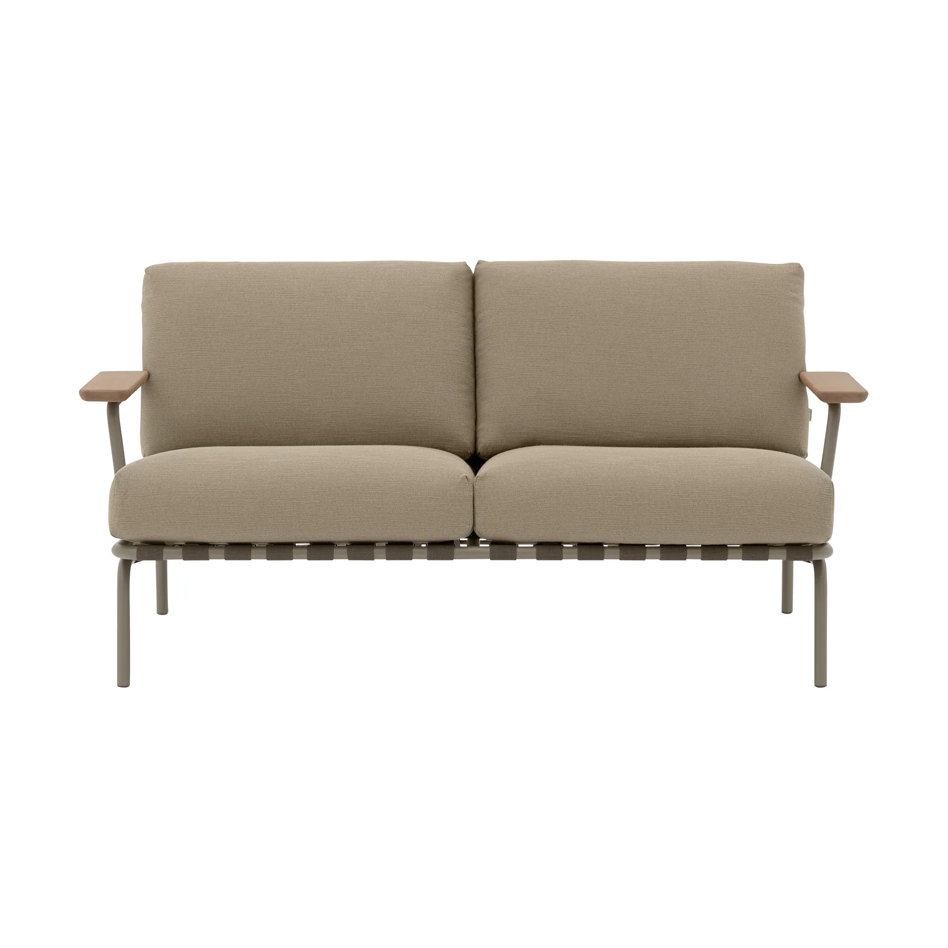 Settle 2-personers sofa, Ribbed Weave 5 Taupe Muuto