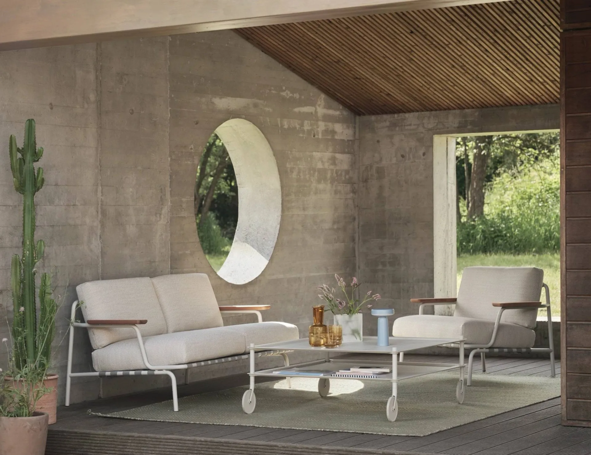 Settle Lounge Chair loungelænestol, Laze 1 Grey Muuto