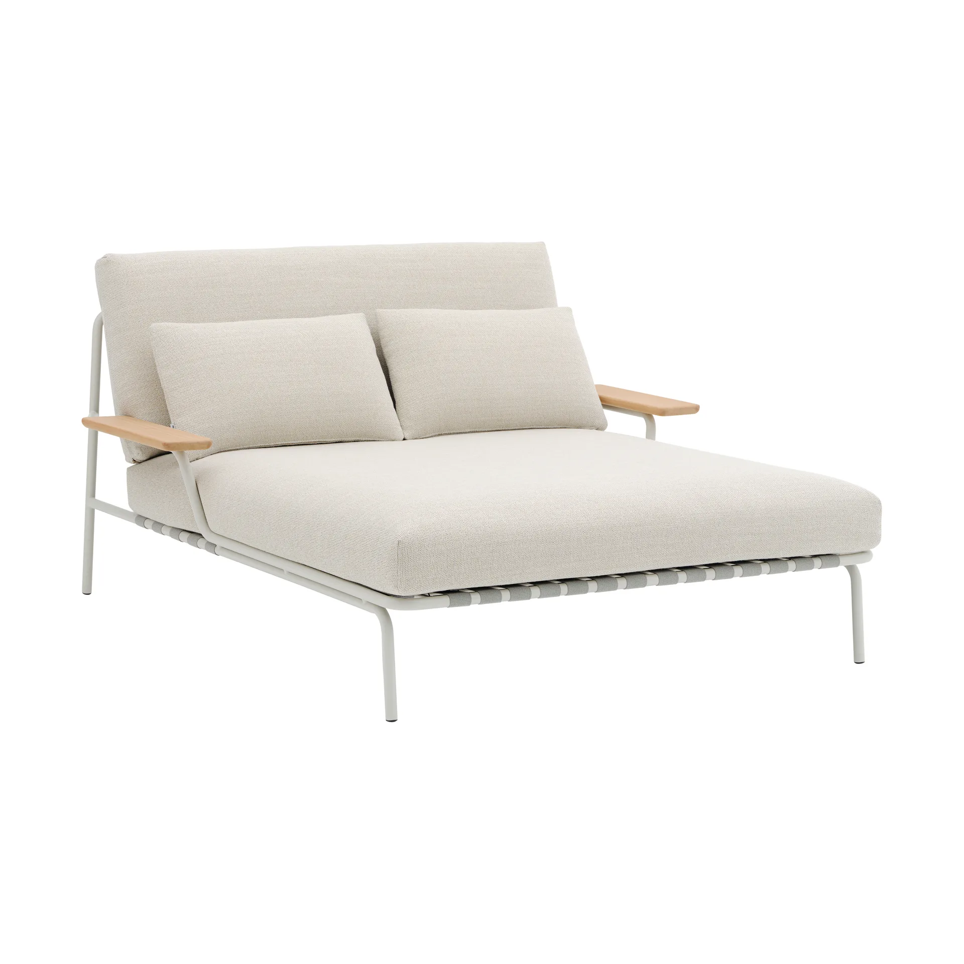 Settle loungeseng, Laze 1-grey, med armlæn Muuto