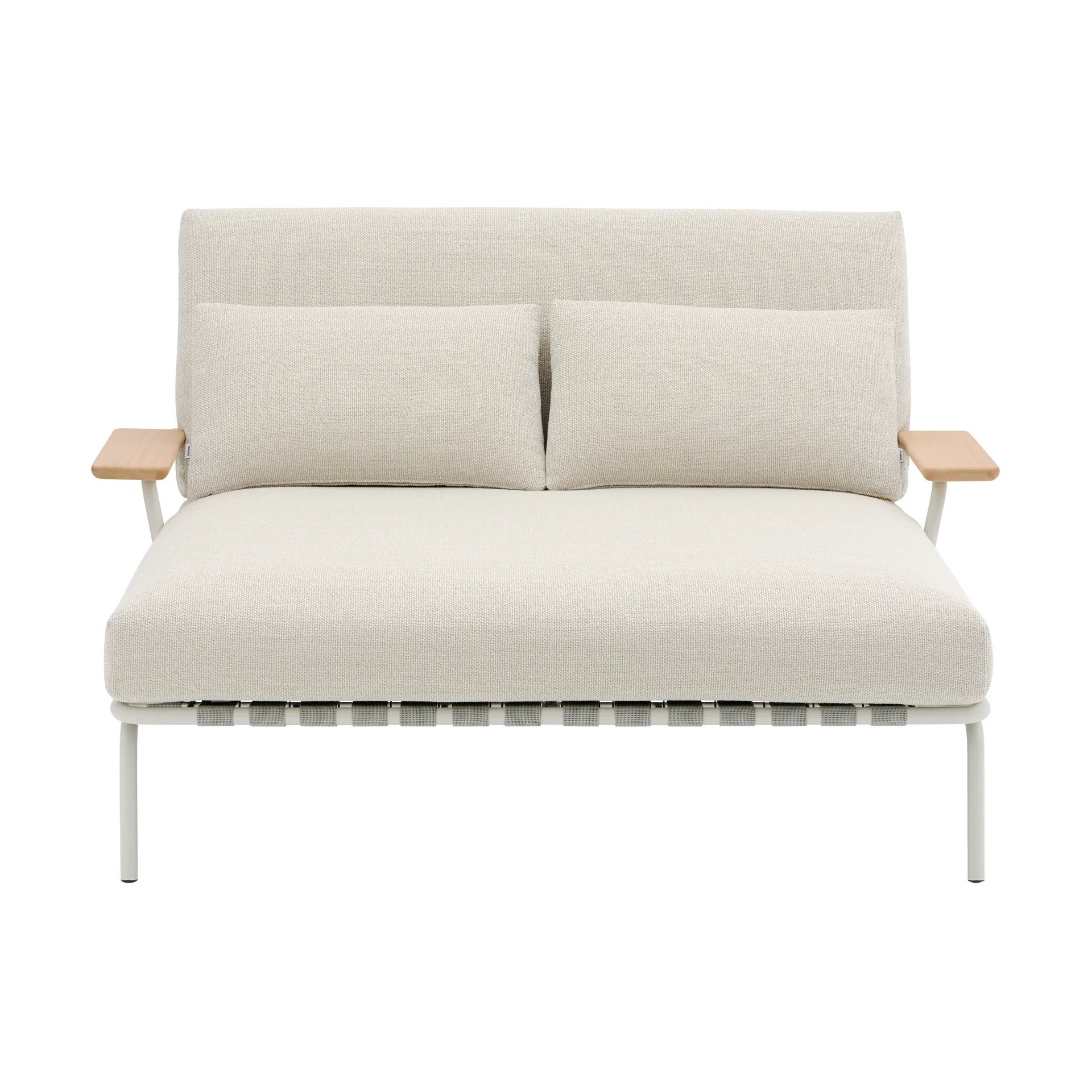 Settle loungeseng, Laze 1-grey, med armlæn Muuto