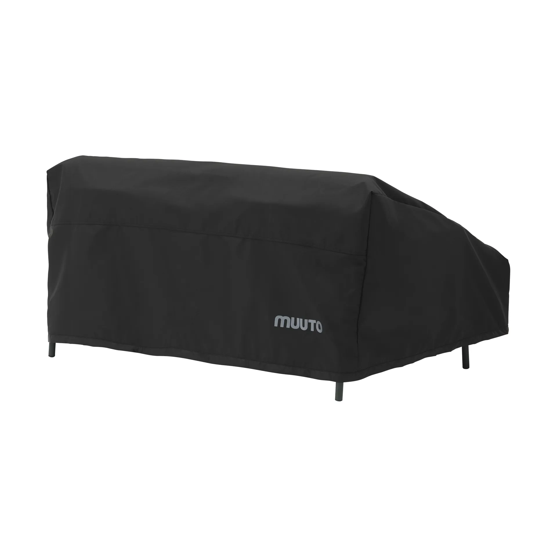 Settle Outdoor beskyttelsesovertræk til 2-personers sofa, Black Muuto