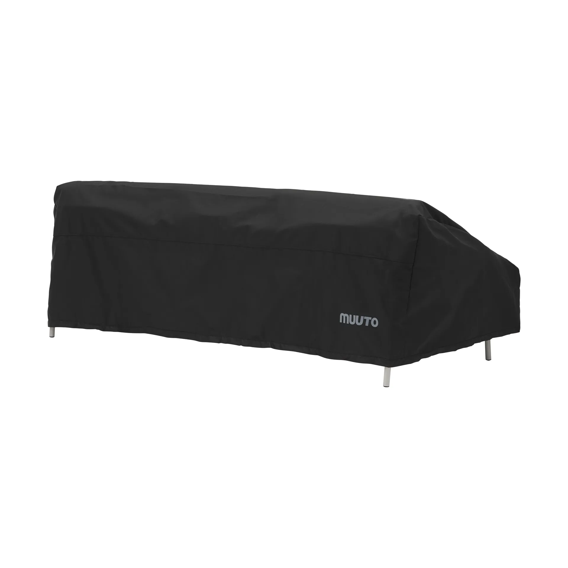 Settle Outdoor beskyttelsesovertræk til 3-personers sofa, Black Muuto