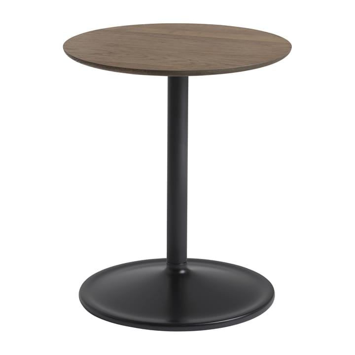 Soft sidebord 48 cm - Solid smoked oak/Black - Muuto