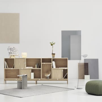 Stacked 2.0 hyldesystem med rygskive, large - eg - Muuto