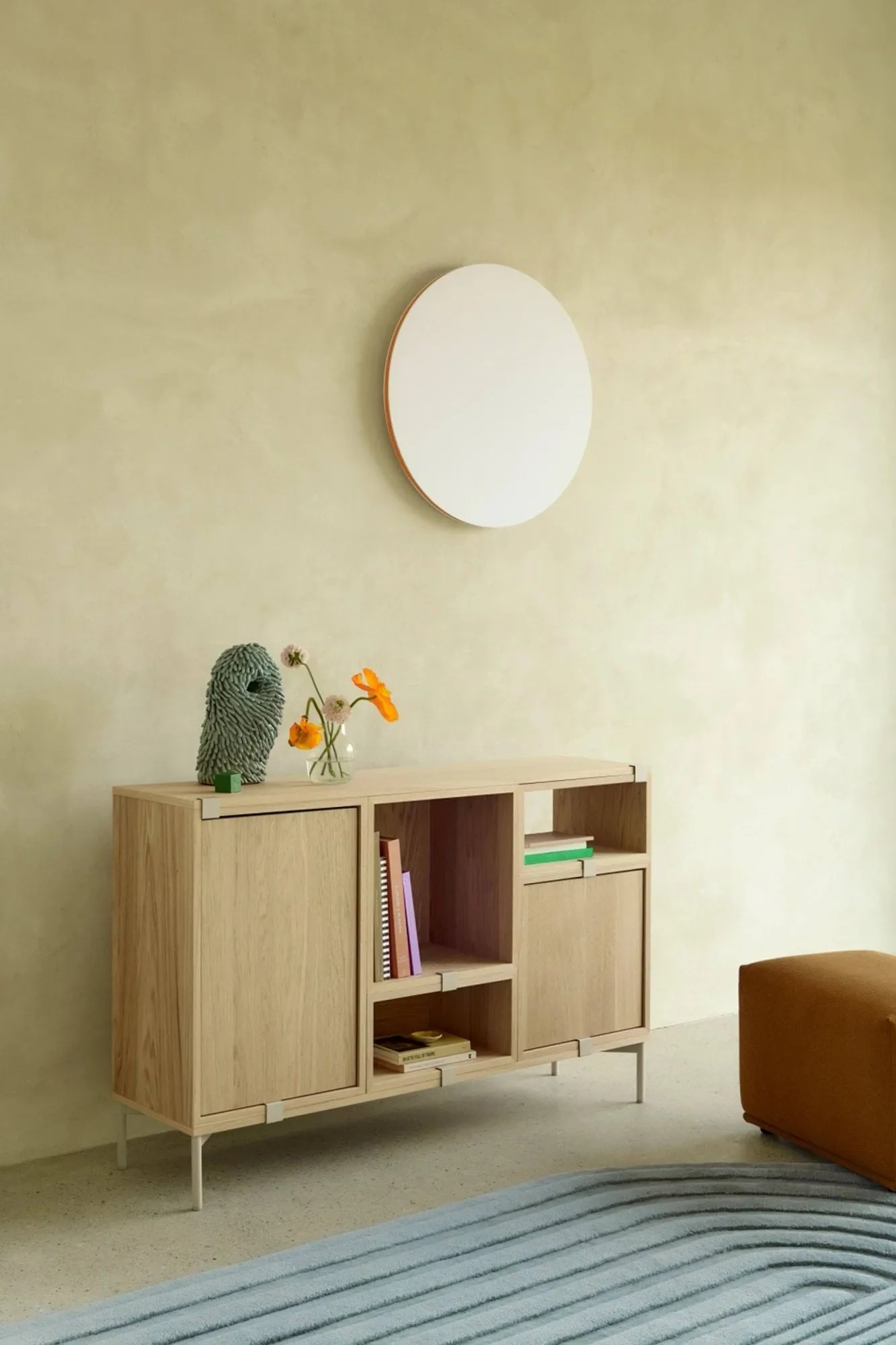 Stacked 2.0 hyldesystem med rygskive, small, eg Muuto