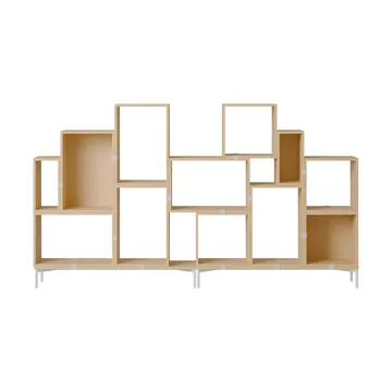Stacked opbevaringssystem bogreol konfiguration 3 - Eg - Muuto