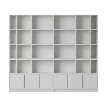 Stacked opbevaringssystem Bookcase Configuration 1 - Grey - Muuto
