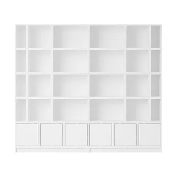 Stacked opbevaringssystem Bookcase Configuration 1 - White - Muuto